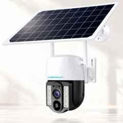 Cybernautt X5P 5MP Full HD PT 4G Solar Sim Camera with Motion Detect, Colour Night Vision, Human Detect, IP66, 2 Way Audio & Support SD Upto 128GB
