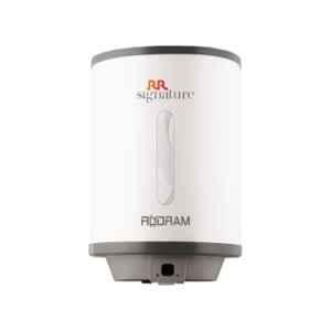 RR Kabel Signature Rudram 10 Litre 2kW Plastic White Storage Geyser with Dual LED Indicator