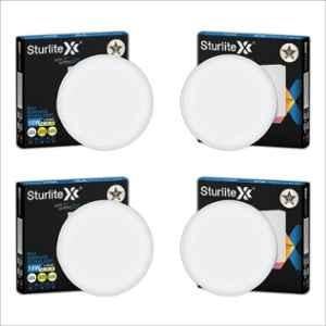 Sturlite Lexxo 15W 1200lm Warm, Neutral & Cool White 3 in 1 Round LED Surface Light (Pack of 4)