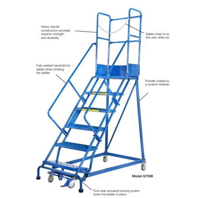 Gazelle 10ft Steel Warehouse Ladder, G7008
