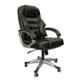 Caddy PU Leatherette Black Adjustable Office Chair with Back Support, DM 90
