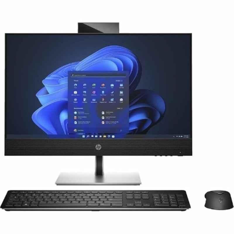 HP ProOne 440 G9 All in One Black Desktop PC with Intel Core i5-14500/16GB/512GB/ PCIe NVMe M.2 SSD/Intel UHD Graphics 770/FreeDOS/23.8 inch Diagonal FHD & 3 Years Warranty, D9GX1AT