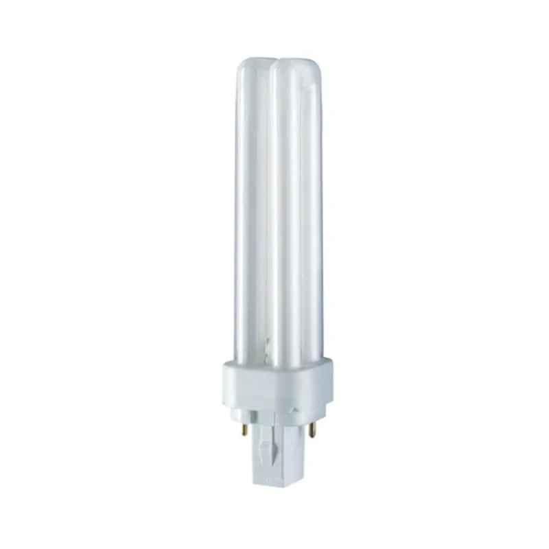 Osram Dulux 26W 3000K Warm White G24D3 Light Bulb, DULUX-D26-W/830