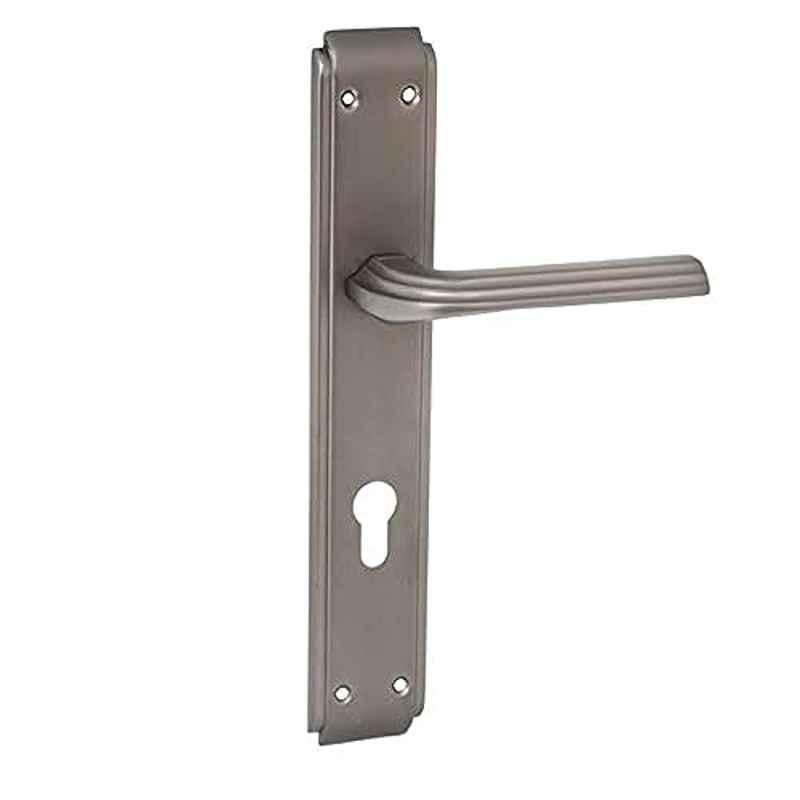 Robustline 25x7cm Aluminium Grey Lines Pattern Door Handle