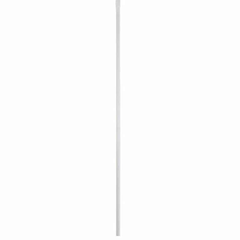 Intercare Screw-Fit Mop Handle With Hole, Plastic, 145cm, White