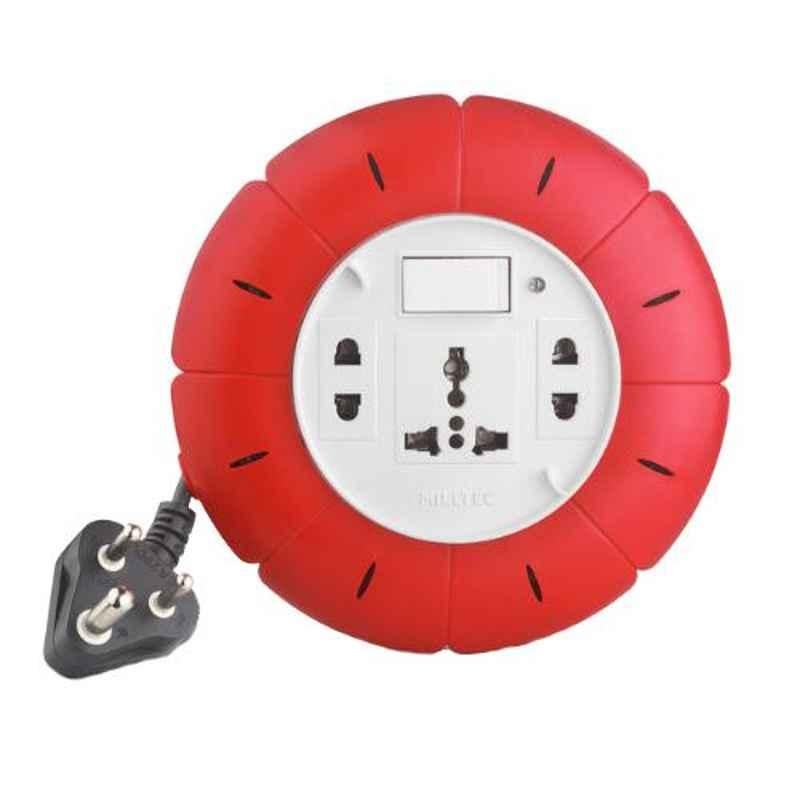 Milltec Goal 3 Pin 5m Red Extension Cord, 1085
