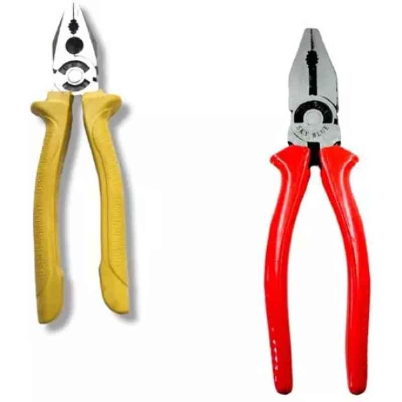 Sky Blue 2 Pcs 7.8 inch Lineman Plier Combo, SBE_PLIER_0182