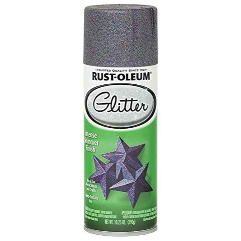 Rust-Oleum Glitter Multicolour Purple Spray Paint, 278073