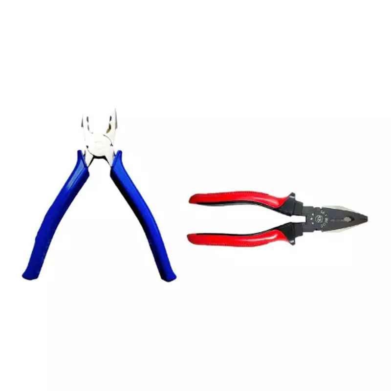 Sky Blue 2 Pcs 7.8 inch Lineman Plier Combo, SBE_PLIER_COMBOS_COMBO_220