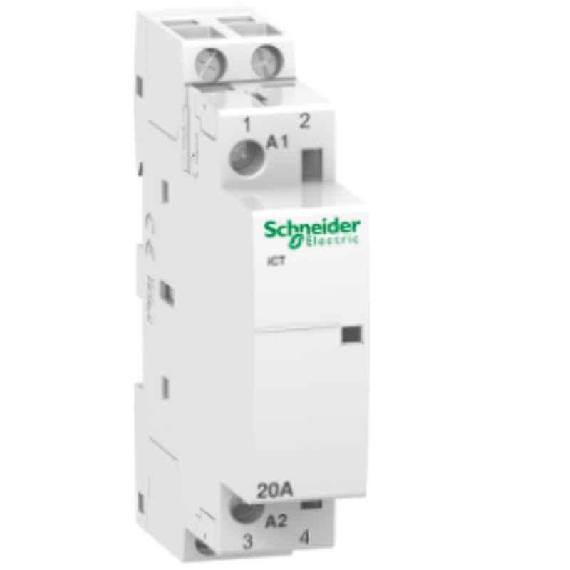 Schneider Acti9 2NO White 2 Pole Contactor, A9C22722