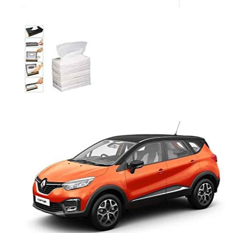 Kozdiko 100 Pulls Dispenser Box Refiller Tissue Paper with 200 Sheets for Renault Captur (Pack of 5)