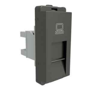 Schneider Electric Livia RJ45 Polycarbonate Painted Grey Data socket, P4046_PG