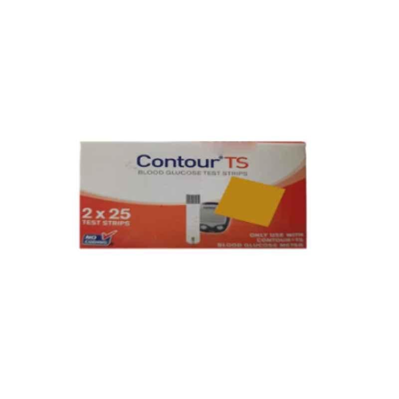 Contour TS Blood Glucose Meter with 50 Pcs Test Strip, 224045