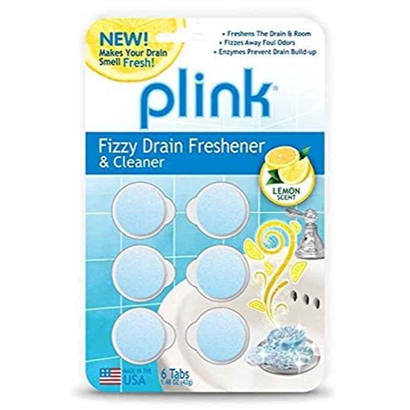 Plink 6Pcs 42g Lemon Drain Freshener & Cleaner