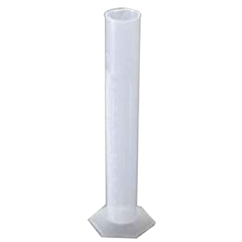 Glassco 50ml Polypropylene Hexagonal Measuring Cylinder, 177.303.03 (Pack of 12)
