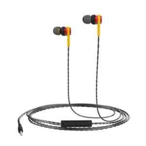 Portronics Conch Gama 3mW 1.2m Red & Yellow In Ear Earphones with Mic, POR 1193