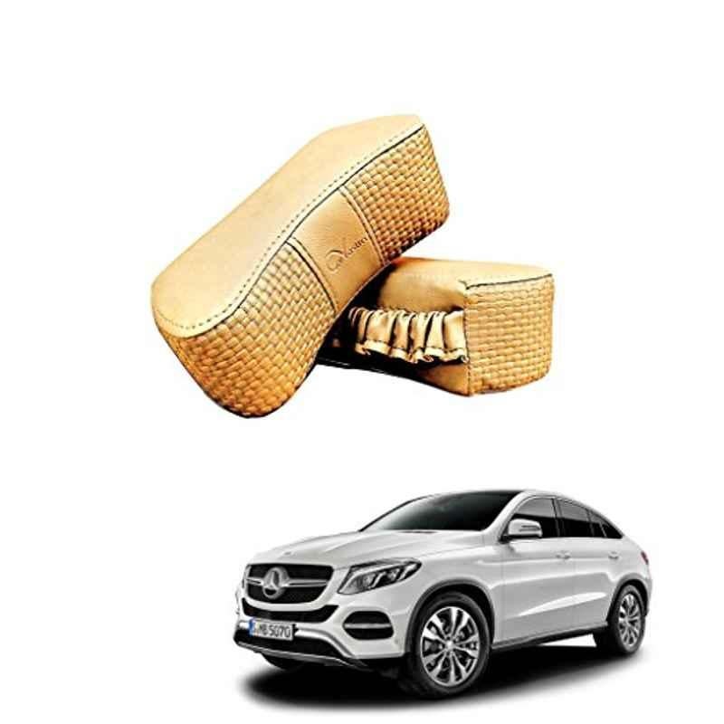 Kozdiko 2 Pcs Memory Foam Beige Luxurious Neck Rest Set for Mercedes Benz GLE-Coupe, koz_20034