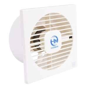 HM Euro 21W 2400rpm White Axial Exhaust Fan, Sweep: 150 mm (Pack of 3)