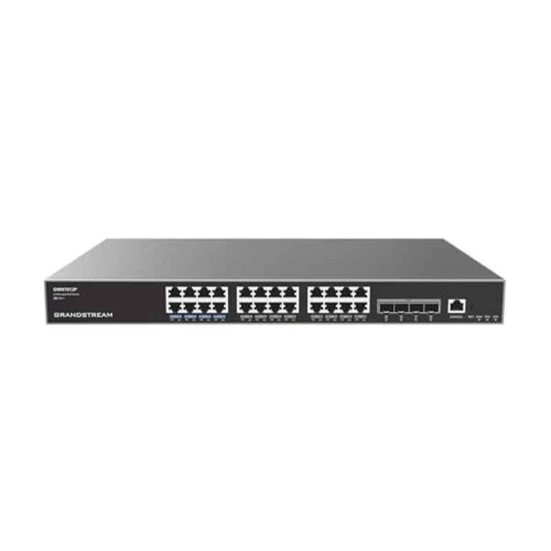 Grandstream 24x GigE & 4x SFP+ Enterprise Layer 3 Managed PoE Network Switch, GWN7813P