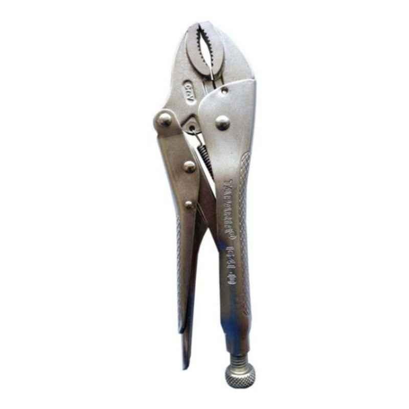 Taparia 250mm Silver Curved Jaw Vice Grip Plier, 1641-10/1641N-10