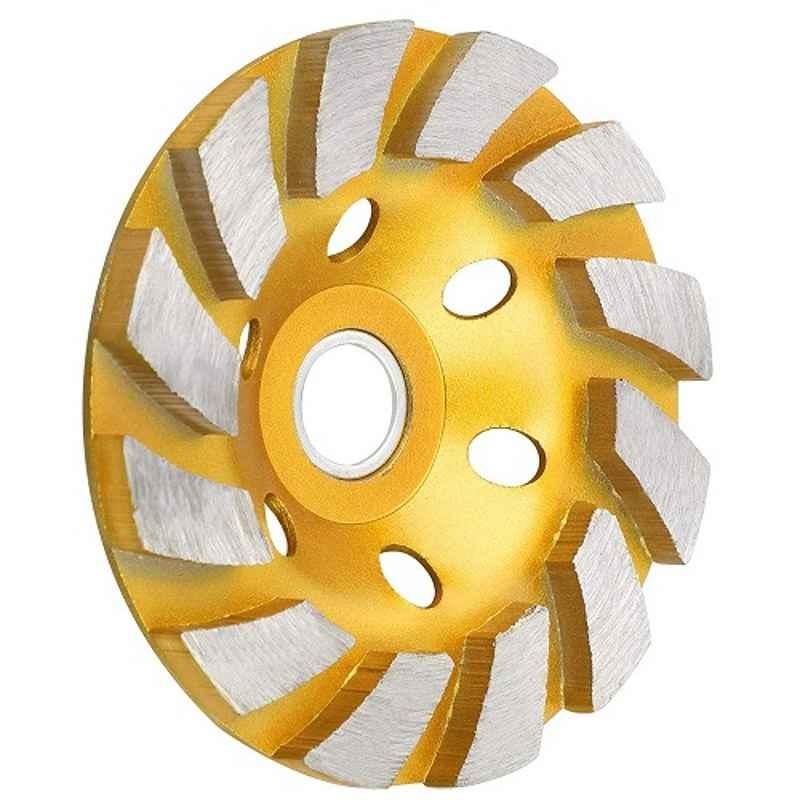 Krost 4 inch Steel Diamond Cup Grinding Wheel