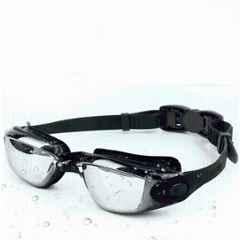 Matrica Black Periwinkle Futura Biofuse Swimming Goggle for Unisex-Adult