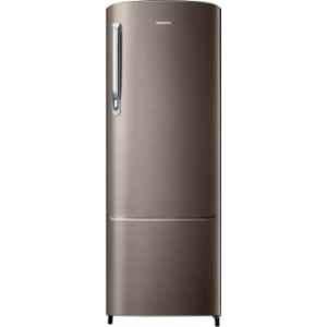 Samsung 246 Litre Luxe Brown Direct Cool Single Door 3 Star Refrigerator, RR26C3733DX/HL