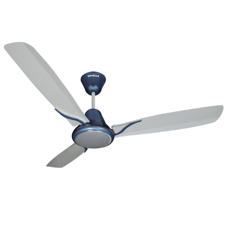 Havells Spartz 70W Pearl White & Ocean Blue Ceiling Fan, FHCSZSTPWO36, Sweep: 900 mm