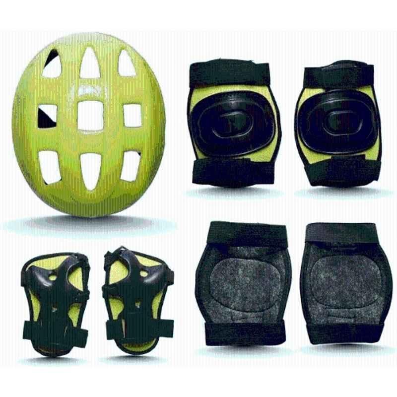 STYRKR Plastic & EVA Foam Sky Blue Protective Guard Kit Sky Cycling Protection Set 7-in-1 Small Size 6-10 Year Skating KitKIT-1120