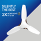Crompton Silent Pro Enso 42W Silk White Ceiling Fan with Remote, Sweep: 1225 mm