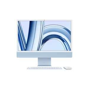 Apple Z19K 24 inch Blue iMac with M3 Chip 8 Core CPU & 10 Core GPU Processor/512 GB Storage Capacity/16GB Unified Memory