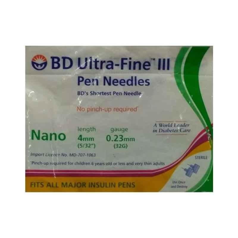 BD Ultra-Fine Pen Needles 4mm 32G