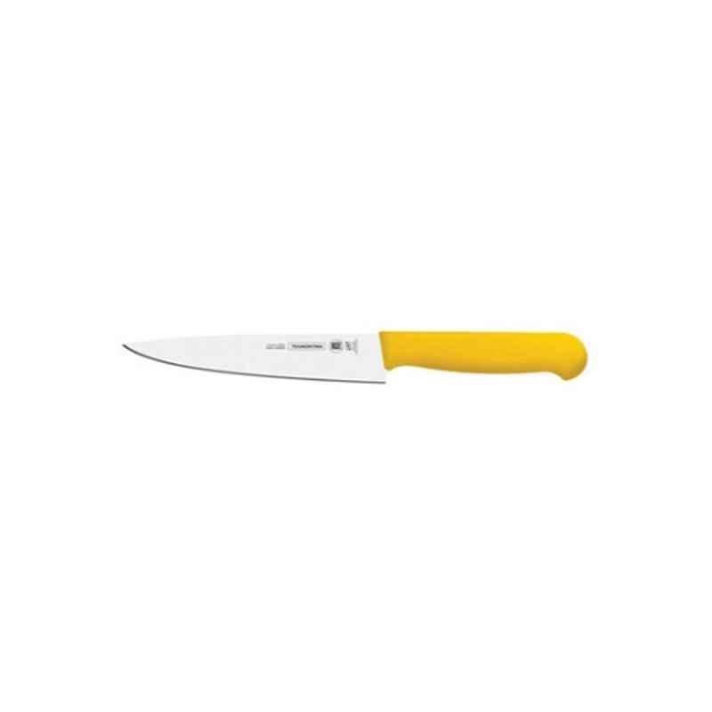 Tramontina 6 inch Stainless Steel Yellow & Silver Meat Knife, 7891112067356