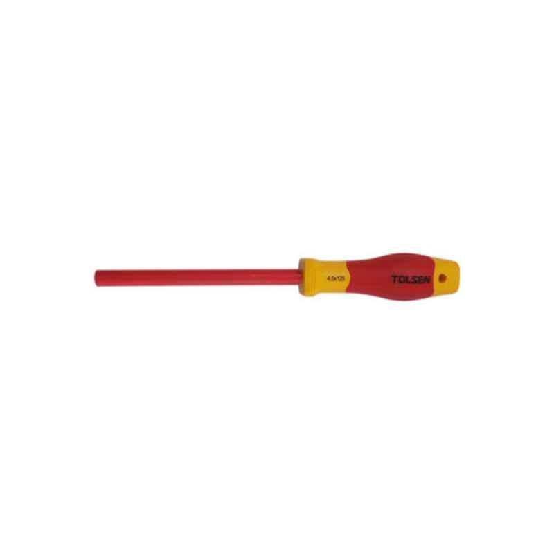 Tolsen 7x125mm Red Insulated Nut Screwdriver, 31207