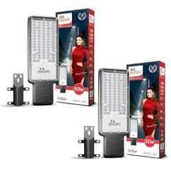 Murphy Velar 50W 6500K Aluminium Cool White Outdoor LED Street Light (Pack of 2)