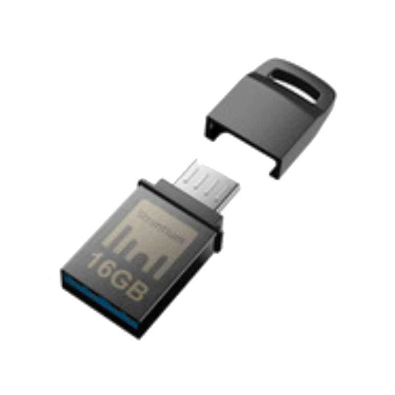 Strontium Nitro 16GB USB 3.1 Grey OTG Pen Drive, SR16GBBOTG2Y