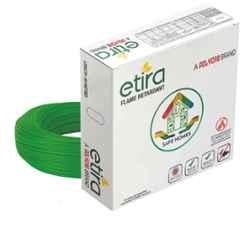 Polycab Etira 2.5 Sqmm Green Single Core FR PVC Insulated Multistrand House Wire, Length: 90 m