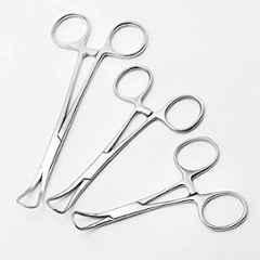 Forgesy 3 Pcs Stainless Steel Towel Forceps Set, SUNX73