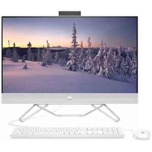 HP 27-CB1345IN 12th Gen Intel Core i3-1215U/8GB DDR4/512GB SSD/Intel UHD Graphics/Windows 11 Home & 27 inch FHD Starry White All-in-One Desktop with Mouse & Keyboard, 689Q6PA