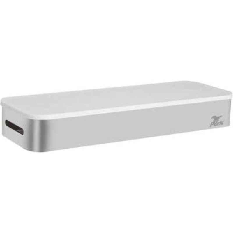Perk Stainless Steel 304 White Big Rectangular Display Shelf, NC-8003MP
