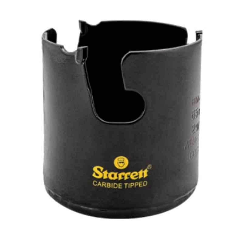 Starrett 65mm Black Tungsten Carbide Tipped Multi Purpose Hole Saw, MPH0296
