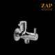 ZAP ZX1034 Brass Health Faucet & Turbo Two In One Angle Valve with Wall Flange & Teflon Tape Combo