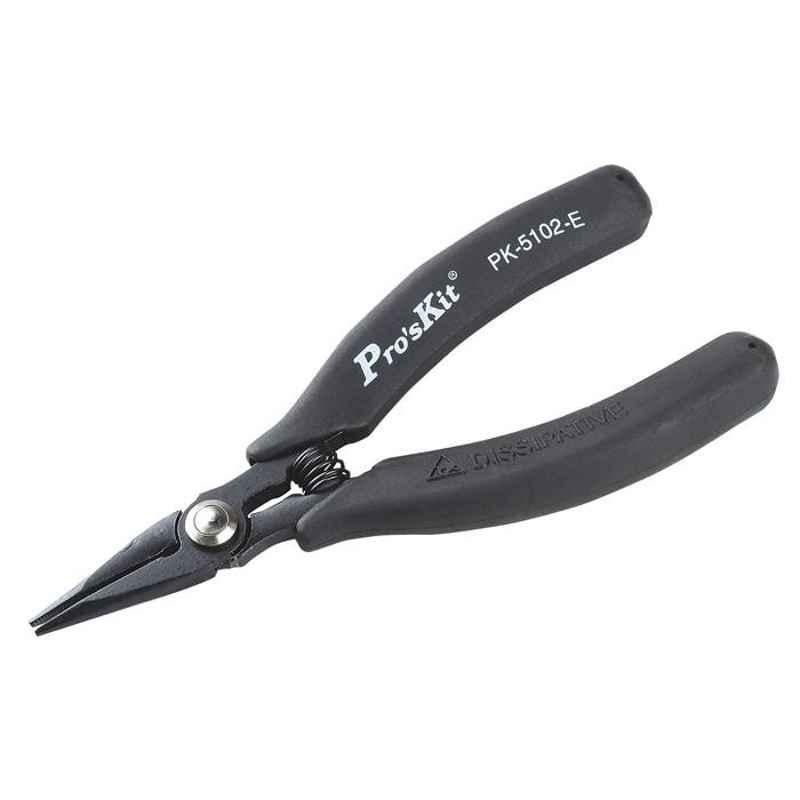 Proskit 1PK-5102-E Heavy Duty Long Nose Plier With Conductive Handle 140mm