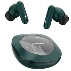 Dubstep Buzz X7 Green In-Ear Wireless Earbuds with Up to 56hrs Playtime, 13mm Dynamic Drivers, X-Bass Technology, ENC Mic, Bluetooth 5.3, Type-C Fast Charging, Dual Music & Game Mode