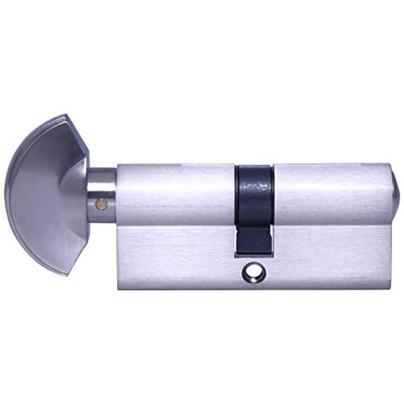 Brass Door Cylinder Lock with Key Plus Knob, SC-03 SN
