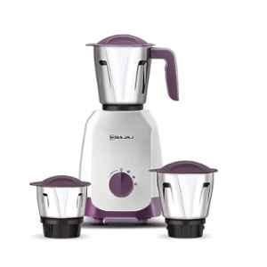 Bajaj Ninja 500W White & Purple Elegance Mixer Grinder with 3 Jars, 410568