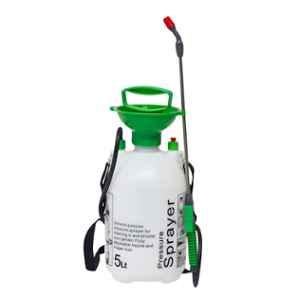 Double Eagle 5 Litre White & Green High Pressure Manual Garden Sprayer