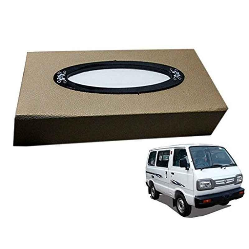 Kozdiko 200 Sheets 100 Pulls Beige Tissue Paper Box for Maruti Omni, koz_22238