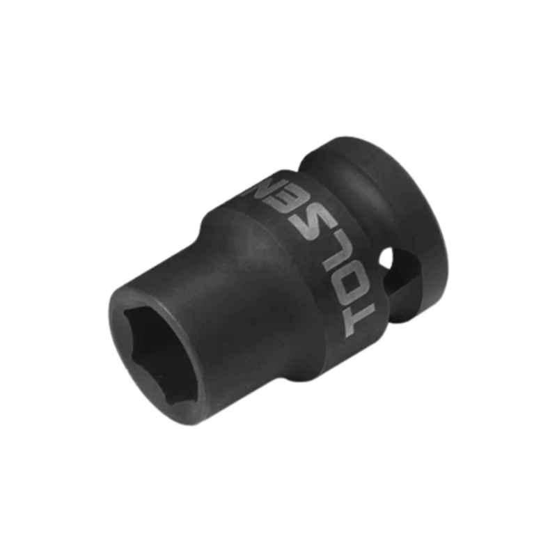 Tolsen 15mm Cr-Mo Heat Treated 6 Point Industrial Impact Socket, 18215