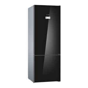 Bosch 559L 2 Star Black Frost Free Double Door Bottom Mount Refrigerator with Temperature Display, KGN56LB41I